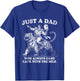 Just A Dad Who Always Came Back With The Milk Fathers Day T-Shirt - T-Shirt | Royal