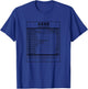 ADHD Funny Nutrition Facts T-Shirt - T-Shirt | Royal
