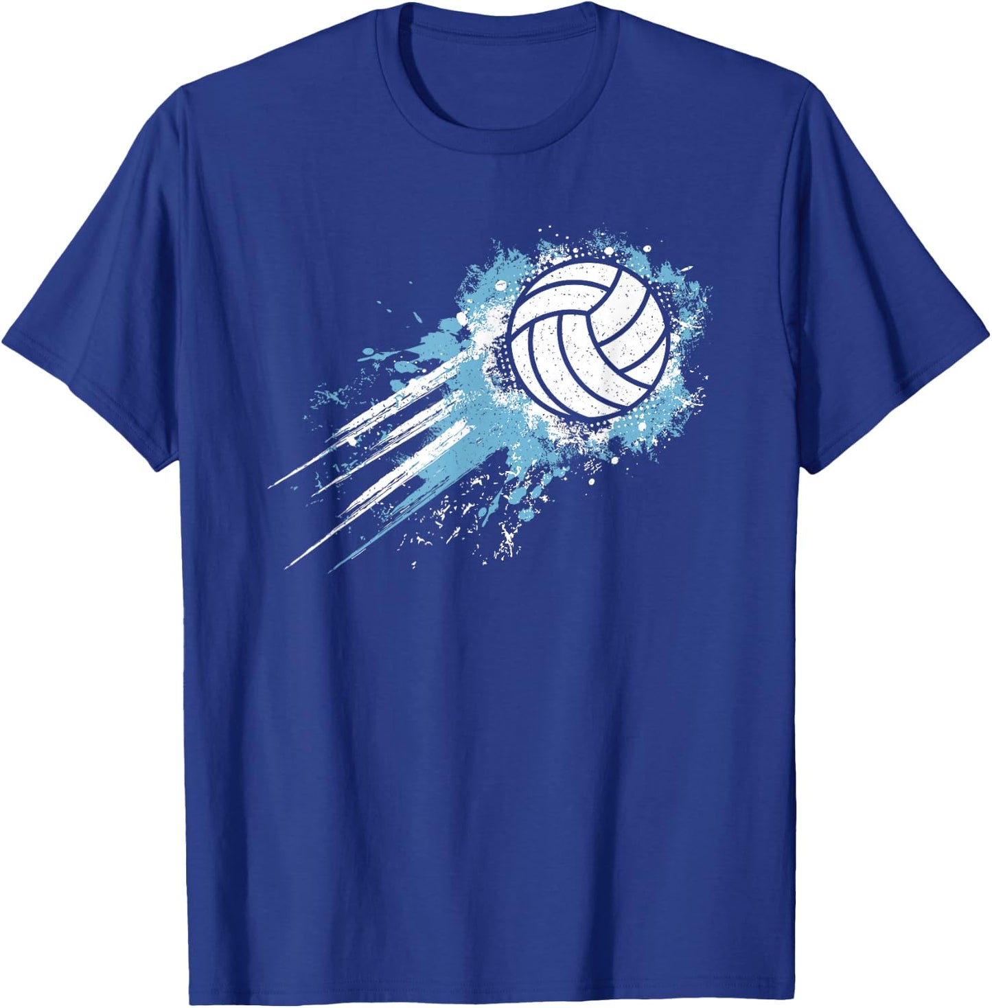 Volleyball Player Vintage Volleyball Lover Men Boys Kids T-Shirt - T-Shirt | Royal