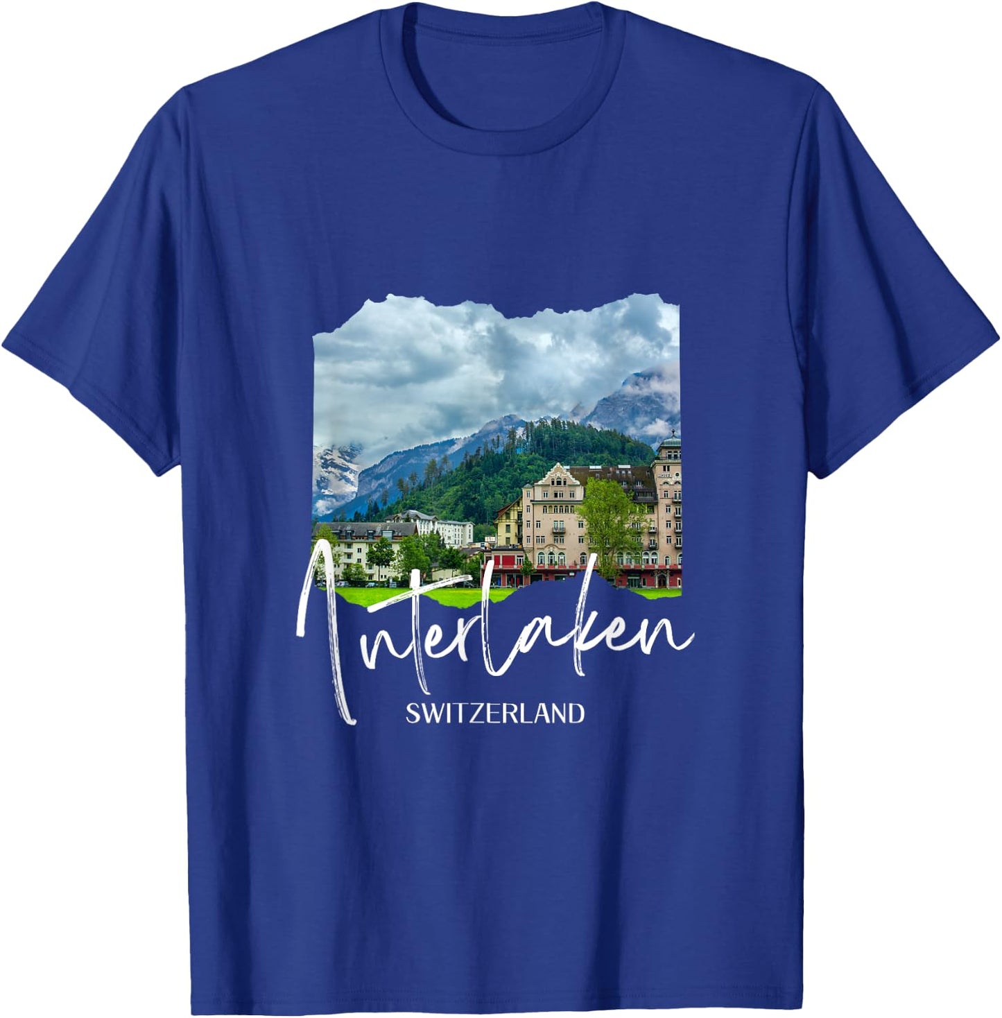 Switzerland Interlaken T-Shirt - T-Shirt | Royal