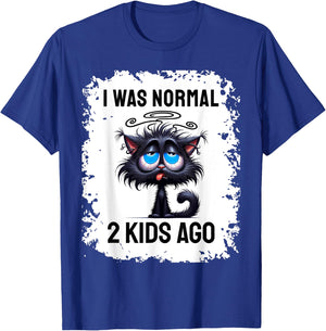 I Was Normal 2 Kids Ago T-Shirt - T-Shirt | Royal