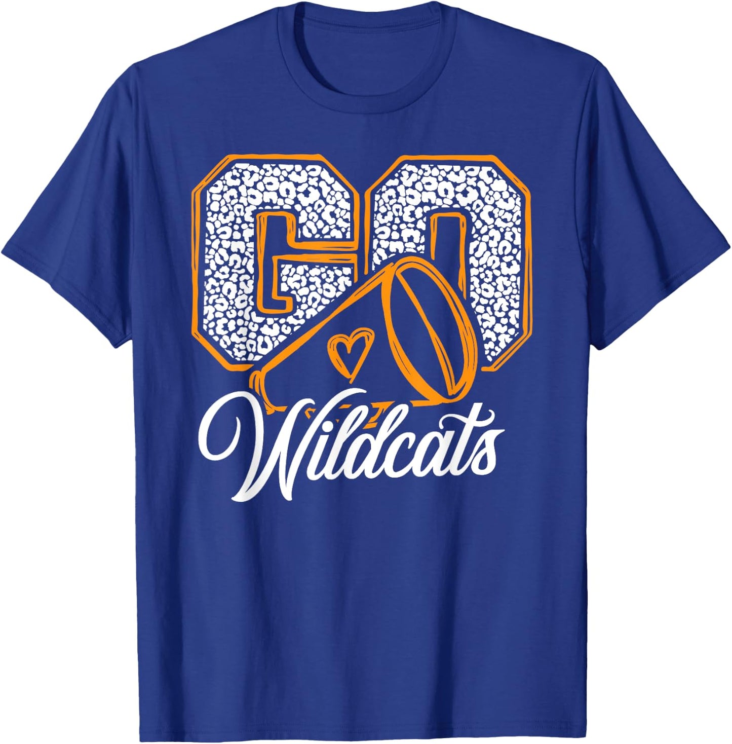 Go Cheer Wildcats Sports Name Women Kids T-Shirt - T-Shirt | Royal