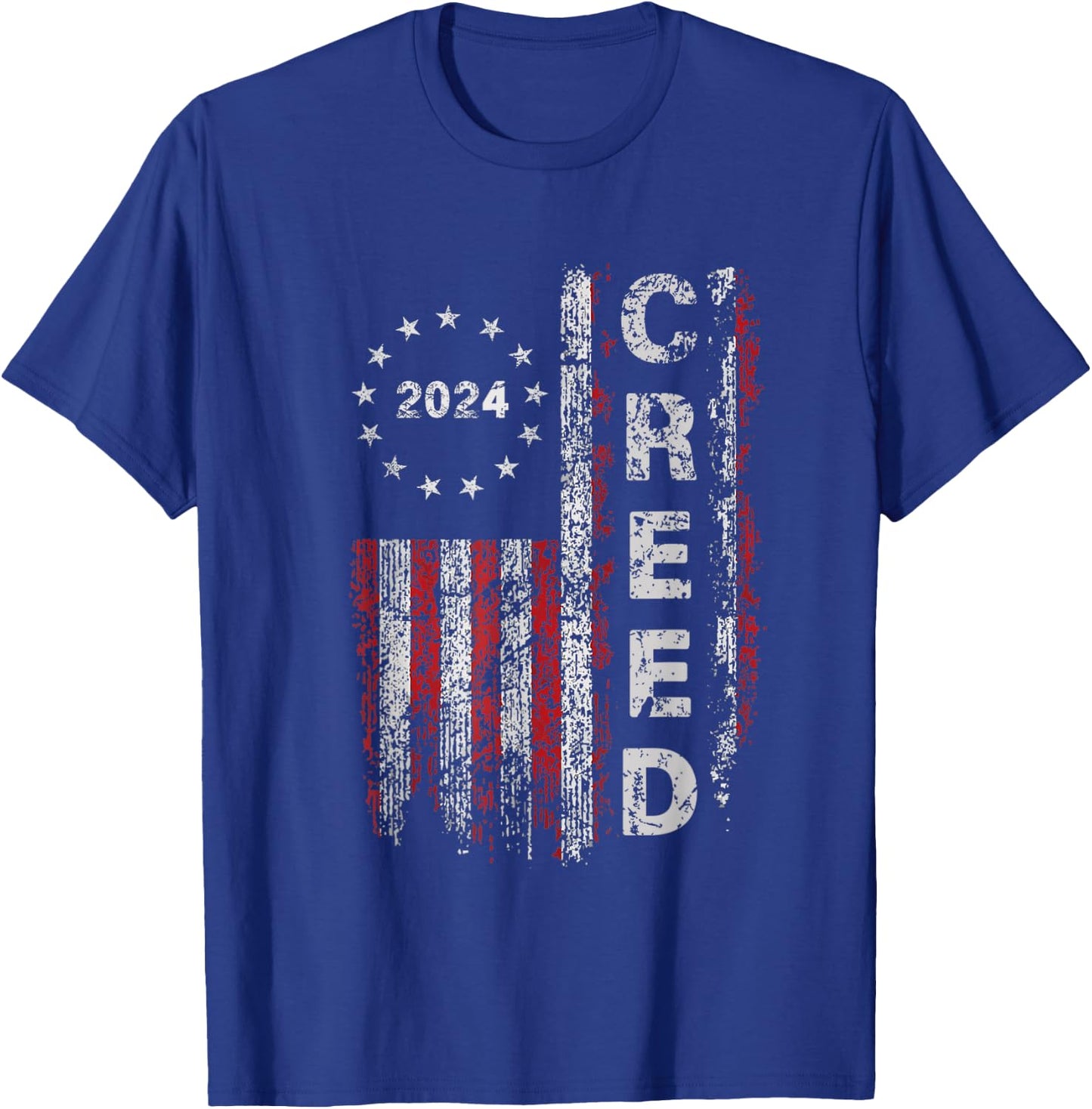 Creed '24 Take Me Higher Women Men Support 2024 T-Shirt - T-Shirt | Royal