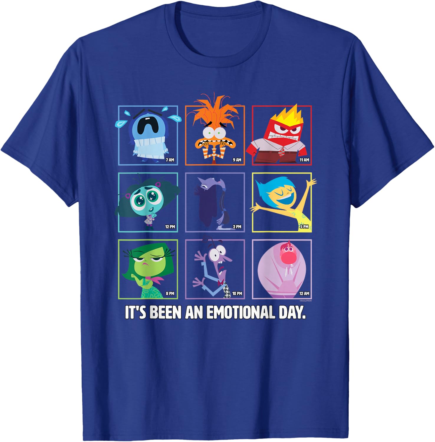Disney and Pixar’s Inside Out 2 Emotions an Emotional Day T-Shirt - T-Shirt | Royal