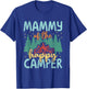 Mammy of Happy Camper 1st Birthday Party Retro Mammy T-Shirt - T-Shirt | Royal