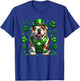 Funny Bulldog Dog St Patricks day irish Saint patrick Day T-Shirt - T-Shirt | Royal