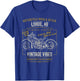 Lihue Hawaii USA Retro Distressed Style Motorcycle Design T-Shirt - T-Shirt | Royal