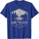 Lake Tulloch California Outdoors Vintage T-Shirt - T-Shirt | Royal