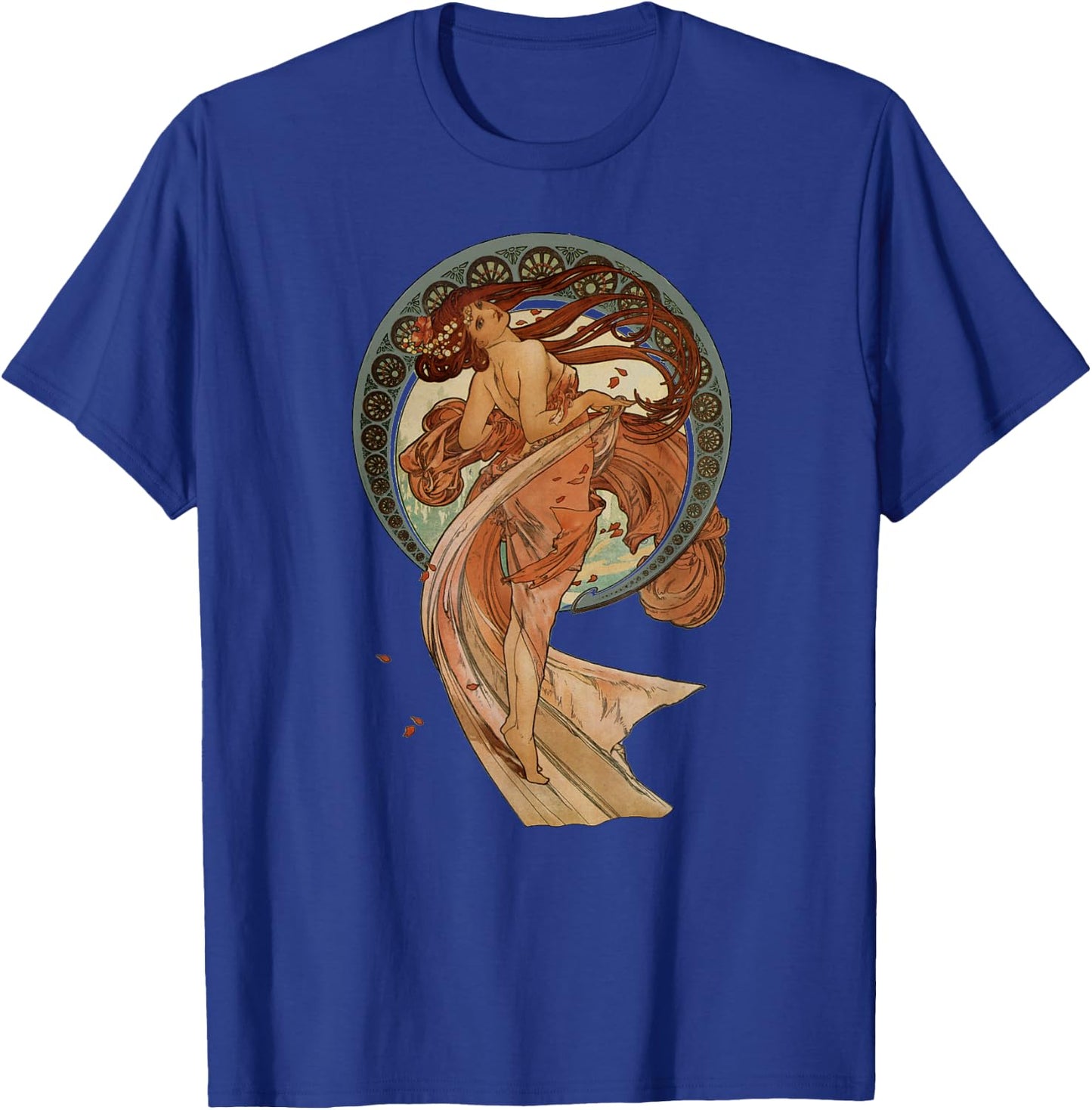 Vintage Art Nouveau The Arts Dance Mucha Design Shirt T-Shirt - T-Shirt | Royal