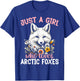 Just A Girl Who Loves Arctic Foxes Ice Fox Artic Fox Lover T-Shirt - T-Shirt | Royal