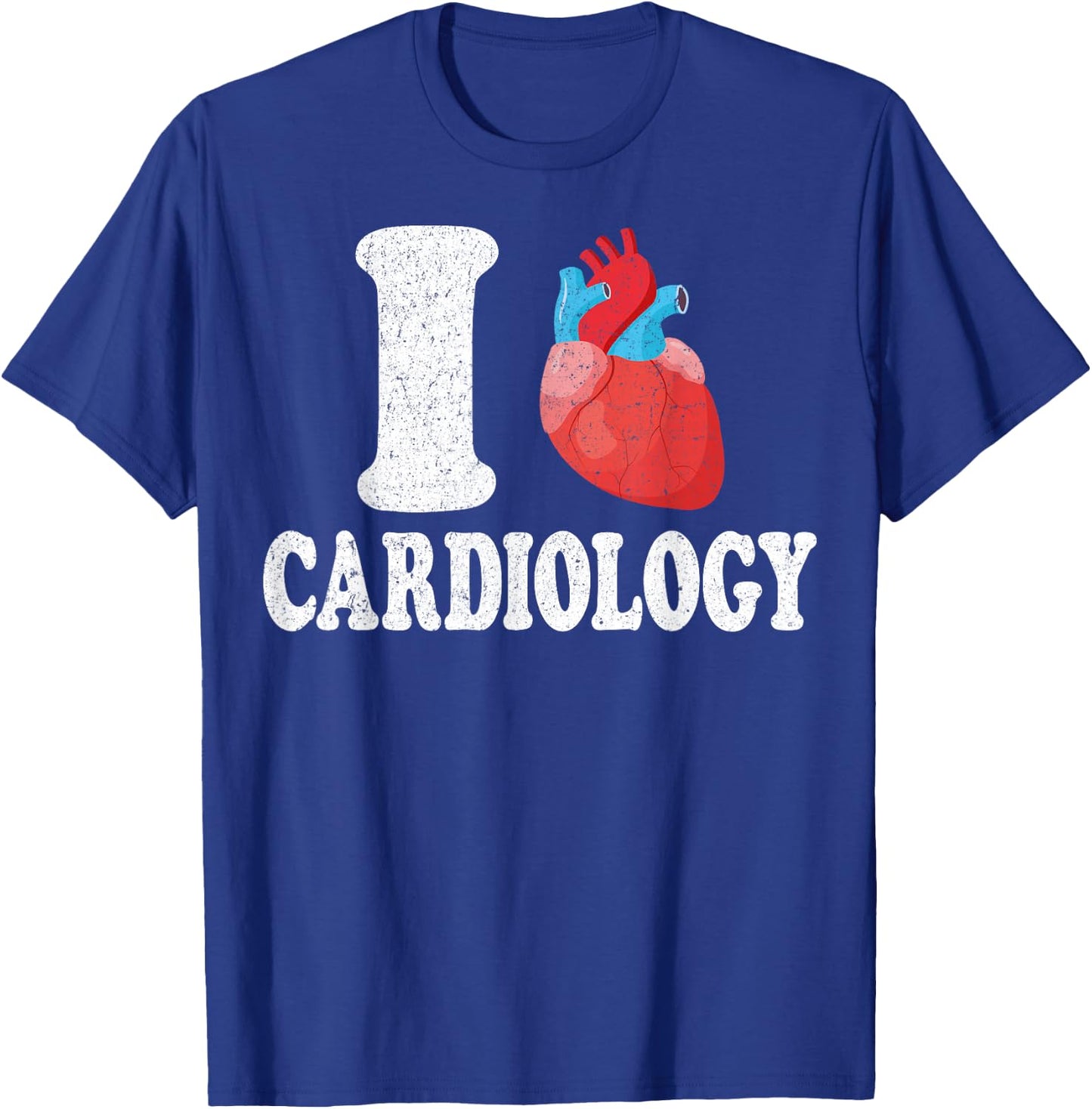 I Love Cardiology - Valentine’s Day Cardiologist Gifts T-Shirt - T-Shirt | Royal