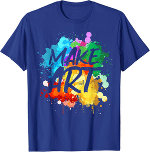 Cool Art Women Artist Teacher Painter Artists Paint T-Shirt - T-Shirt | Royal