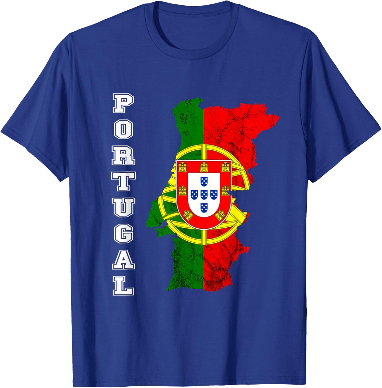 Portugal Map Outline Portuguese Portuguese Roots T-Shirt - T-Shirt | Royal