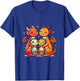 Loving Dragon Family Mother And Father With Two Children T-Shirt - T-Shirt | Royal