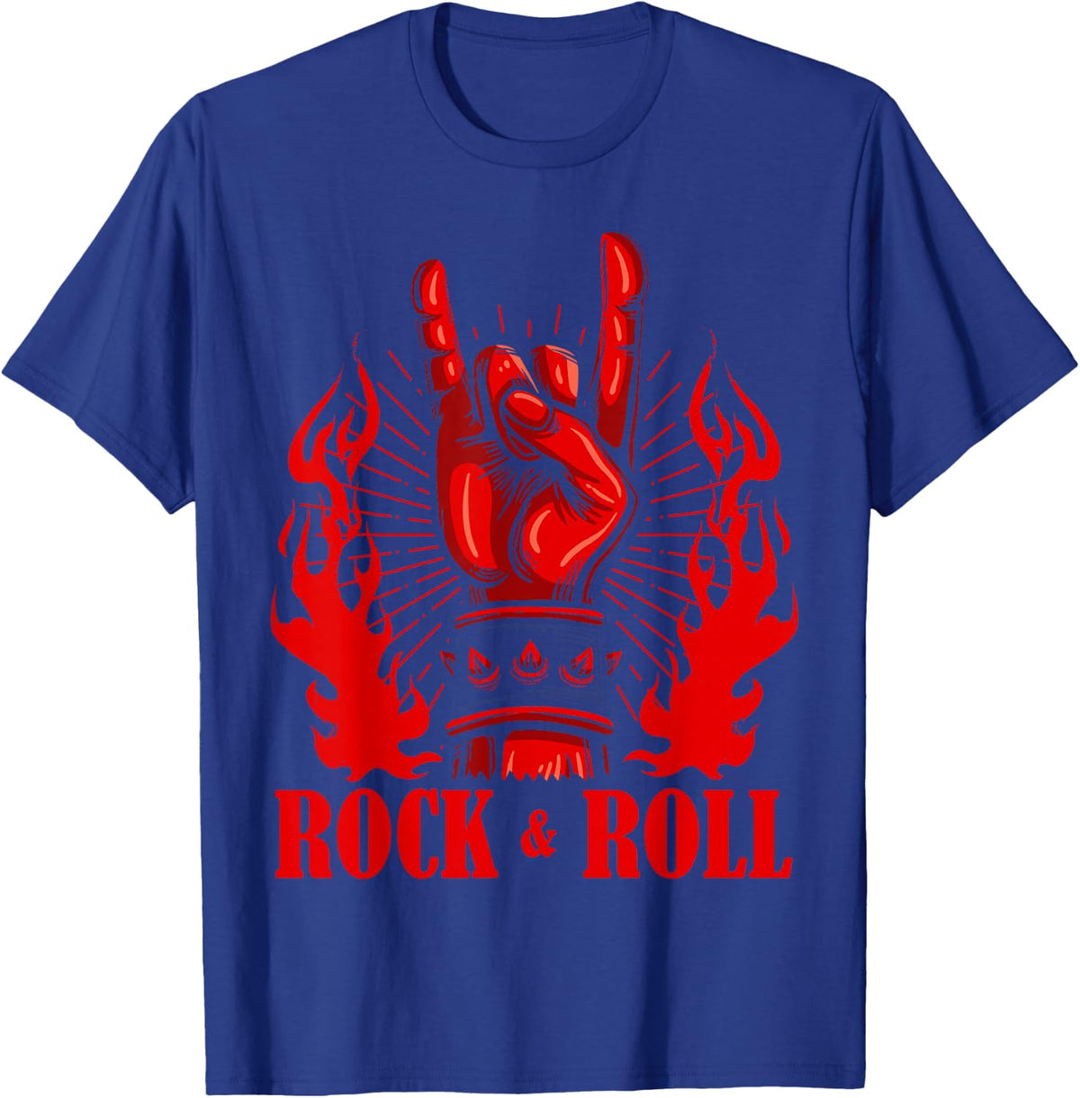 Heavy Metal Guitar Death Metal Rock n Roll Music T-Shirt - T-Shirt | Royal