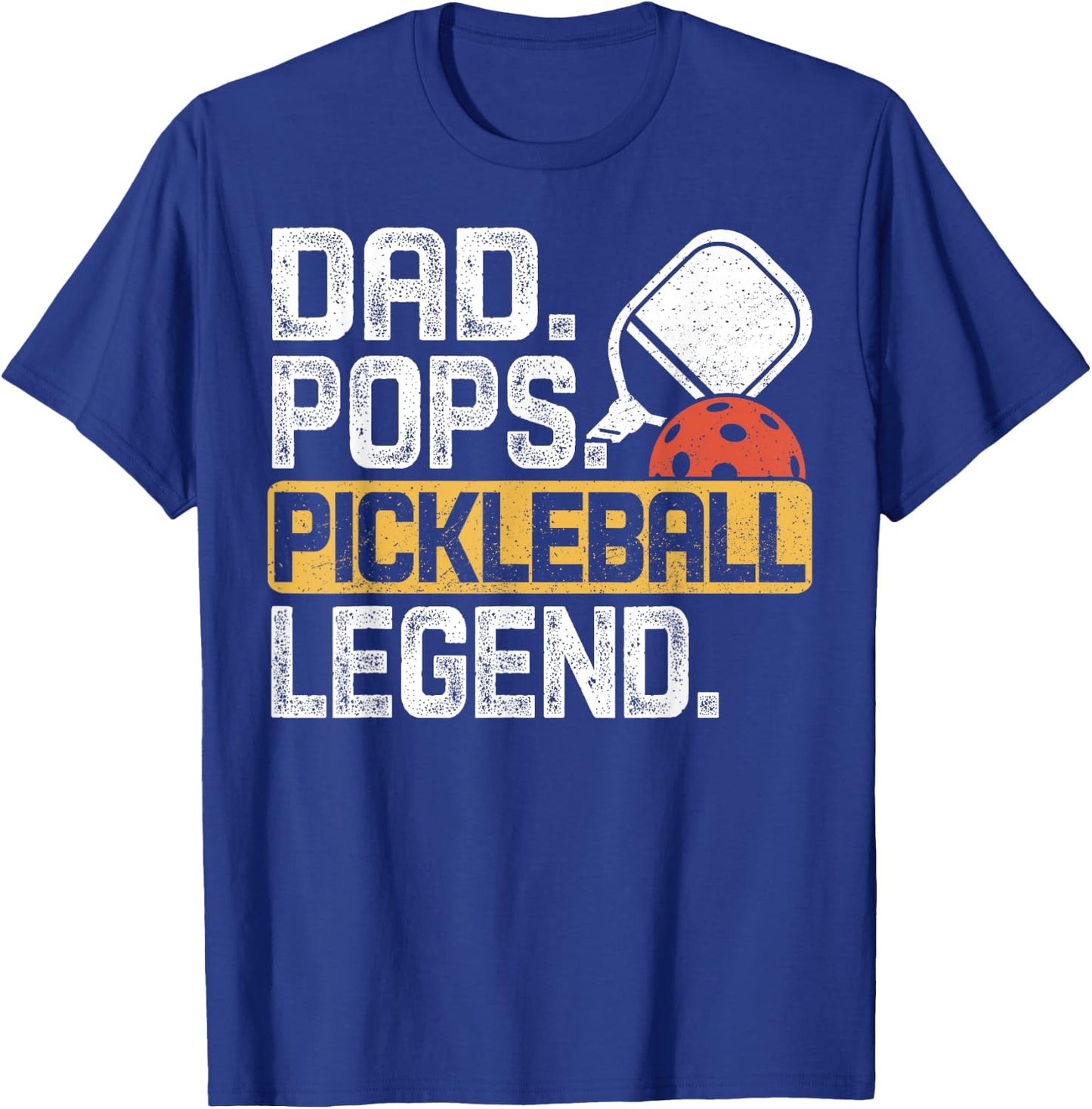 Dad Pops Pickleball Legend Funny Grandpa T-Shirt - T-Shirt | Royal