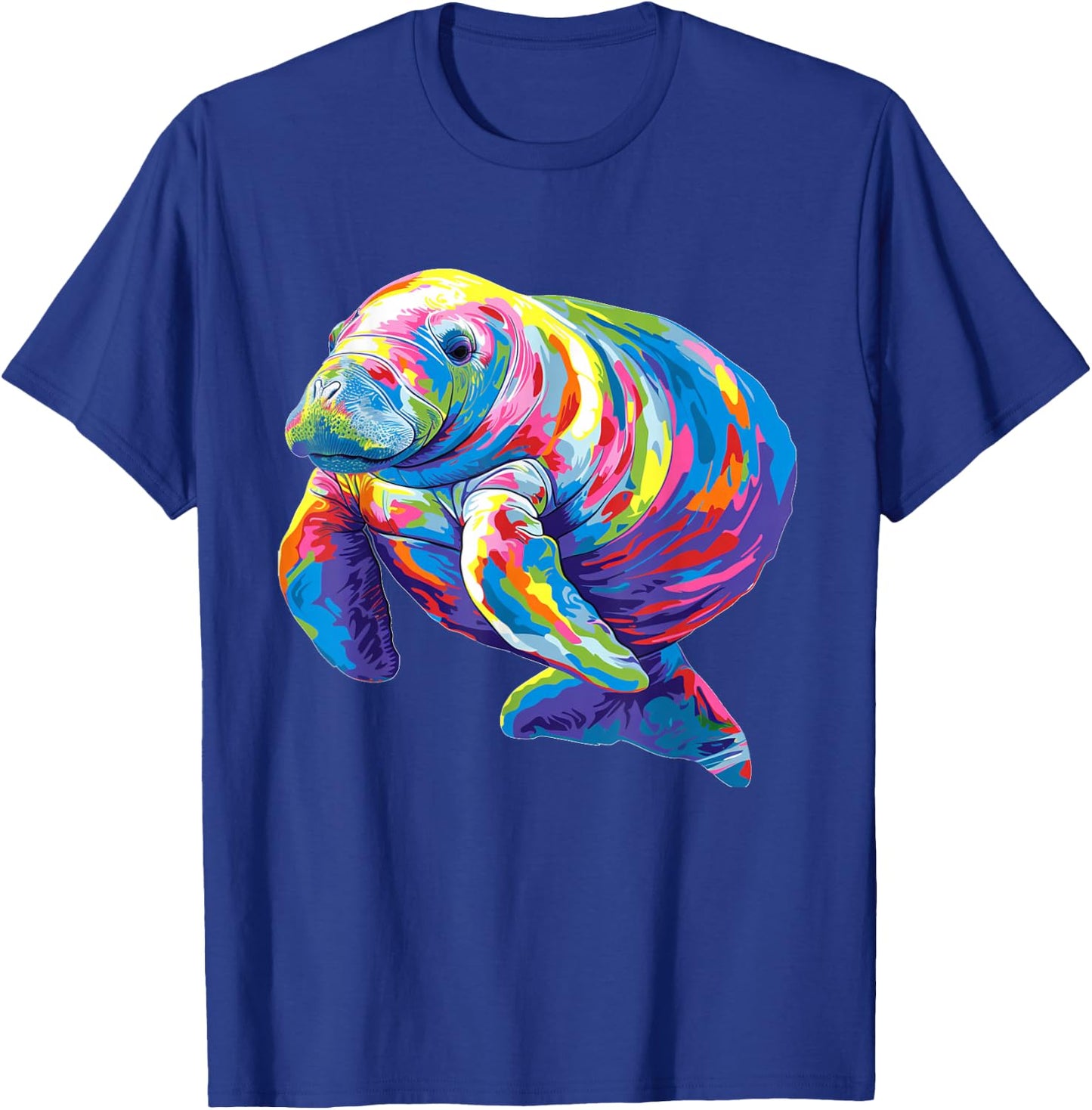 Cool multicolor Manatee Costume for Boys and Girls T-Shirt - T-Shirt | Royal
