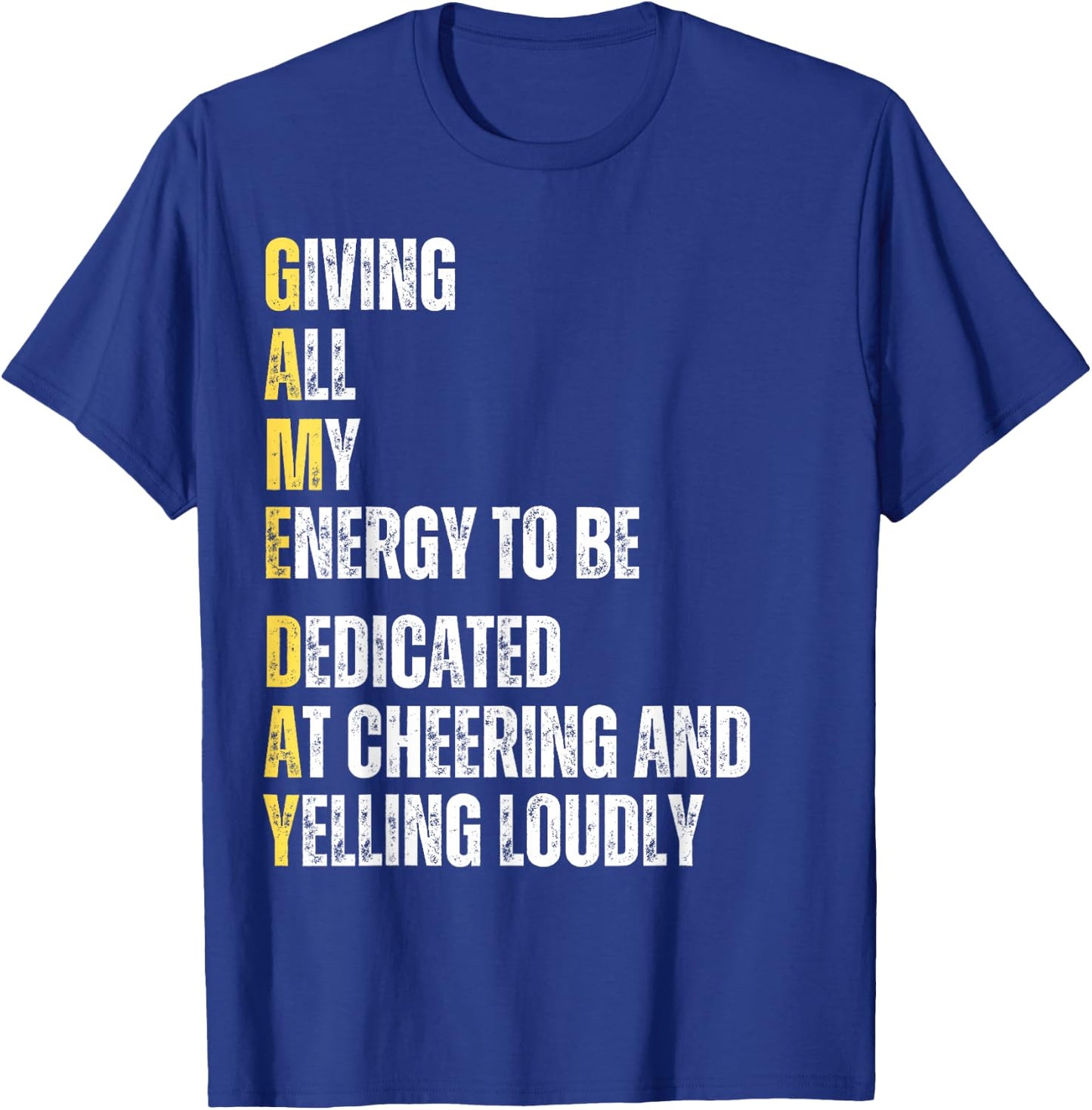 Game Day Definition Football Season Funny Men Women Sports T-Shirt - T-Shirt | Royal
