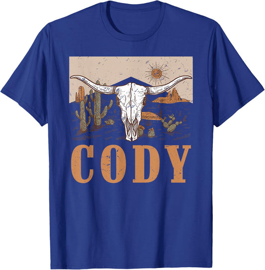 Cody Cowboy Western Style 90s, Team Cody Family Pride T-Shirt - T-Shirt | Royal