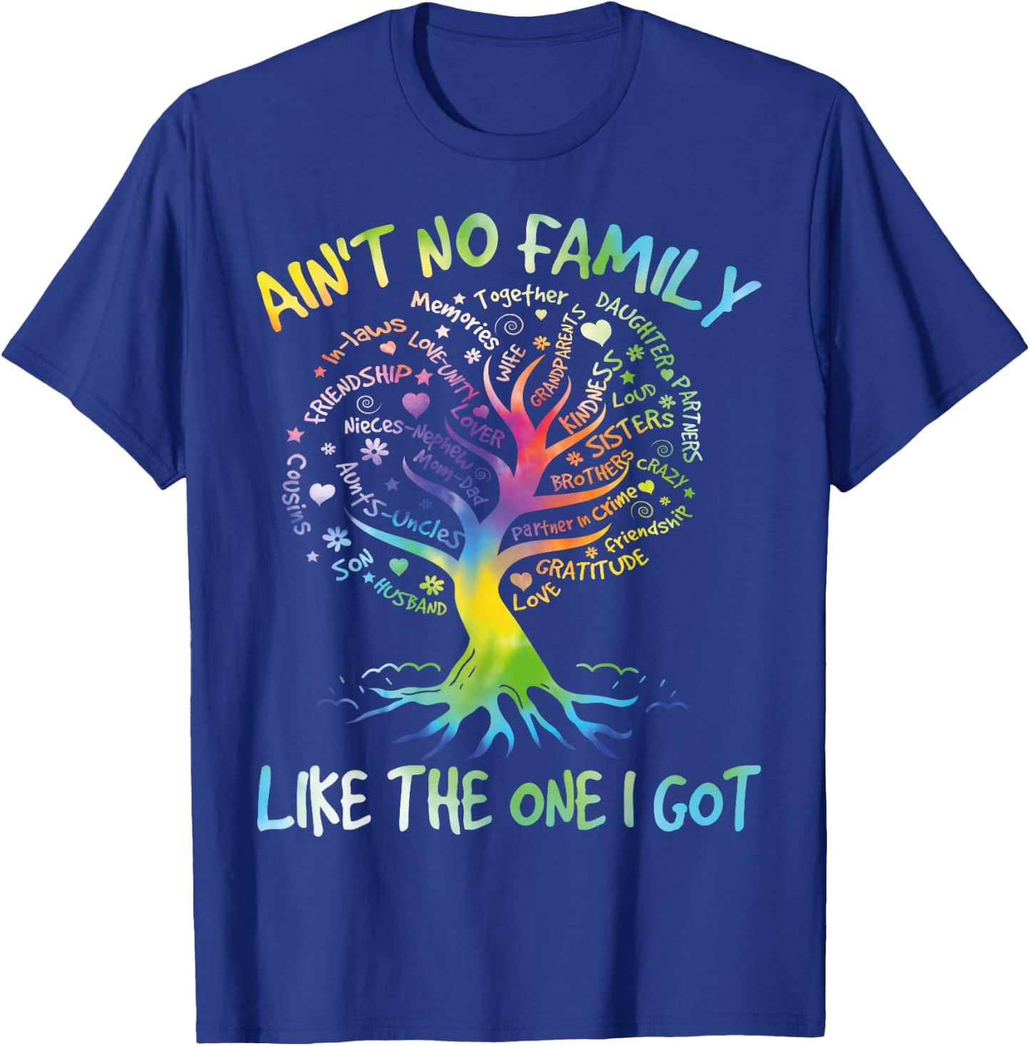 Ain't No Family Like The One I Got Matching Family Reunion T-Shirt - T-Shirt | Royal