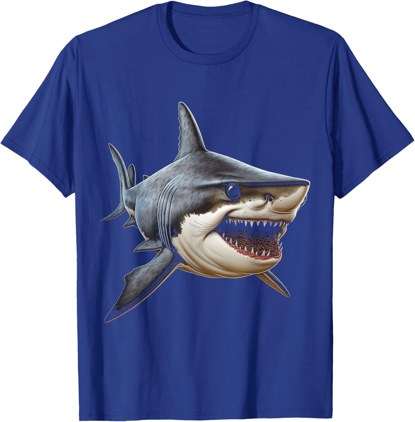 Shark Animal Motif Art Shark T-Shirt - T-Shirt | Royal
