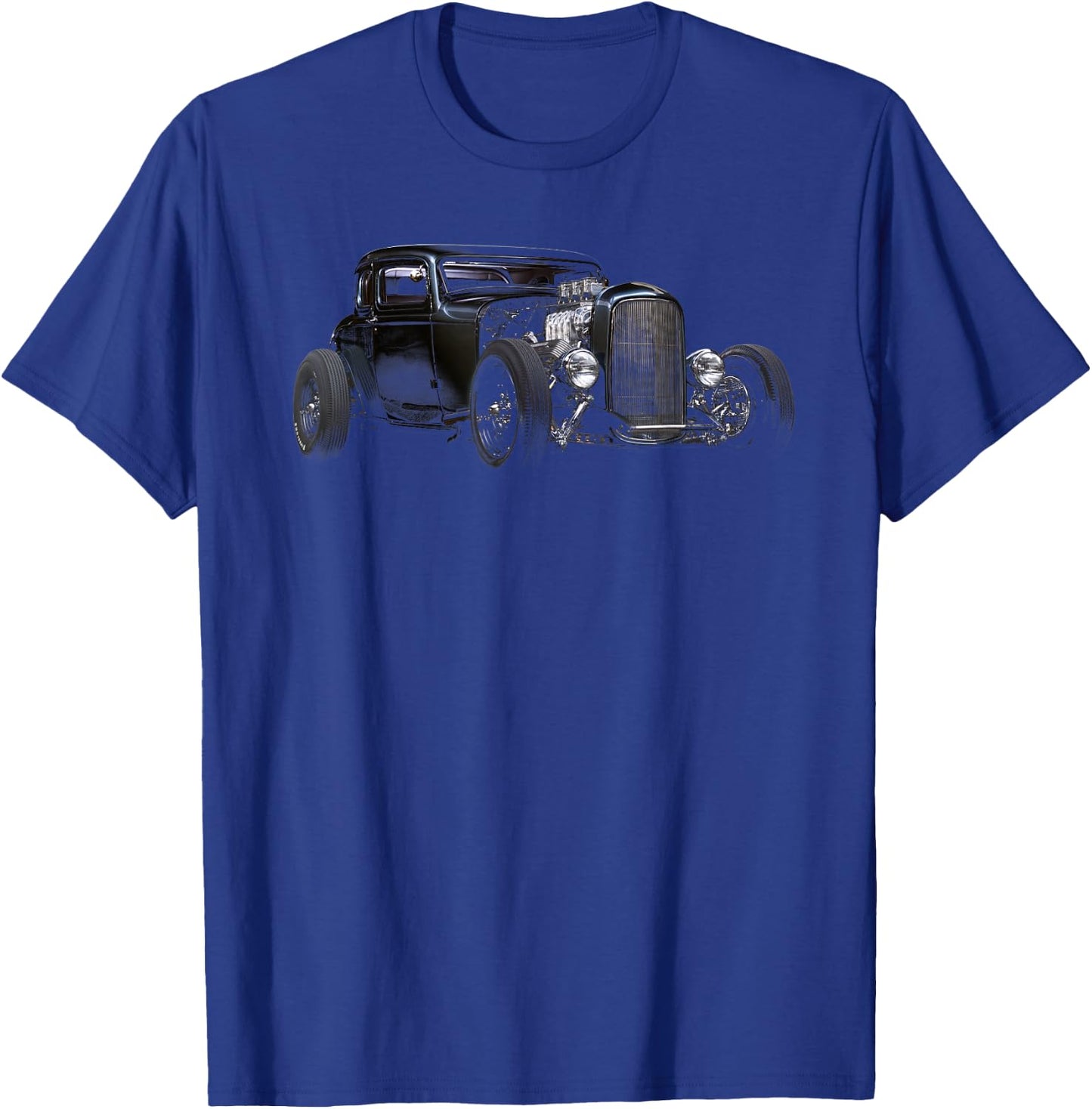 1932 Hot Rod Five Window Ford T-Shirt - T-Shirt | Royal
