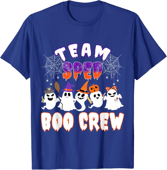 Funny Halloween Costume Team SPED Teacher Special Education T-Shirt - T-Shirt | Royal