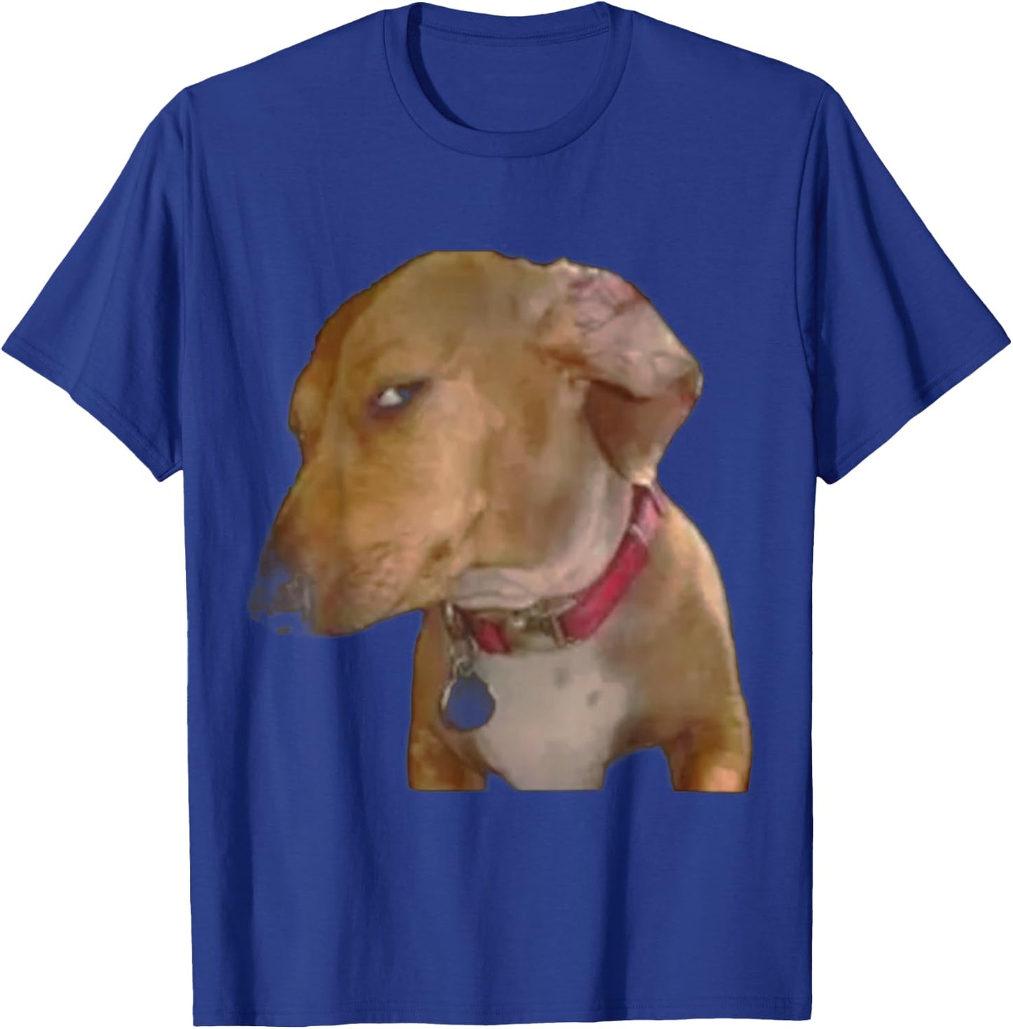 Bombastic Side Eye Funny Dog T-Shirt - T-Shirt | Royal