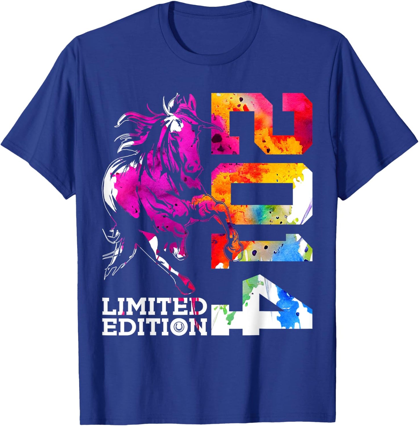 Limited Edition 2014 Riding Horse 11th Birthday T-Shirt - T-Shirt | Royal