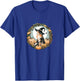 Halloween Dilute Calico Maine Coon Cat Illustration T-Shirt - T-Shirt | Royal