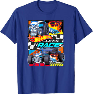 Hot Wheels Let's Race - Bone Shaker T-Shirt - T-Shirt | Royal