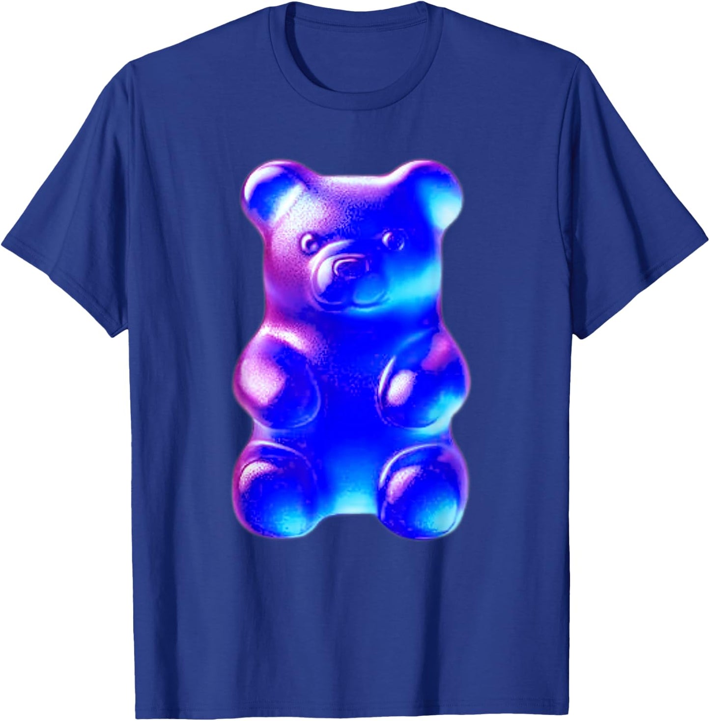Urban Empyre Gummy Bear Candy - -Adults, Black, Small, Short Sleeve, Classic Fit T-Shirt - T-Shirt | Royal