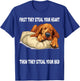 Bloodhound Sleeping Pajamas Nightgown T-Shirt - T-Shirt | Royal