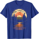 Retro Wilderness Bear Trees Reflection Outdoor Forest T-Shirt - T-Shirt | Royal