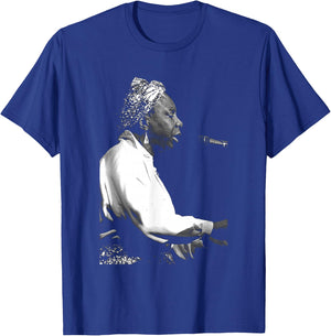 Nina Simone At The Piano Royal Albert Hall By Stephen Wright T-Shirt - T-Shirt | Royal