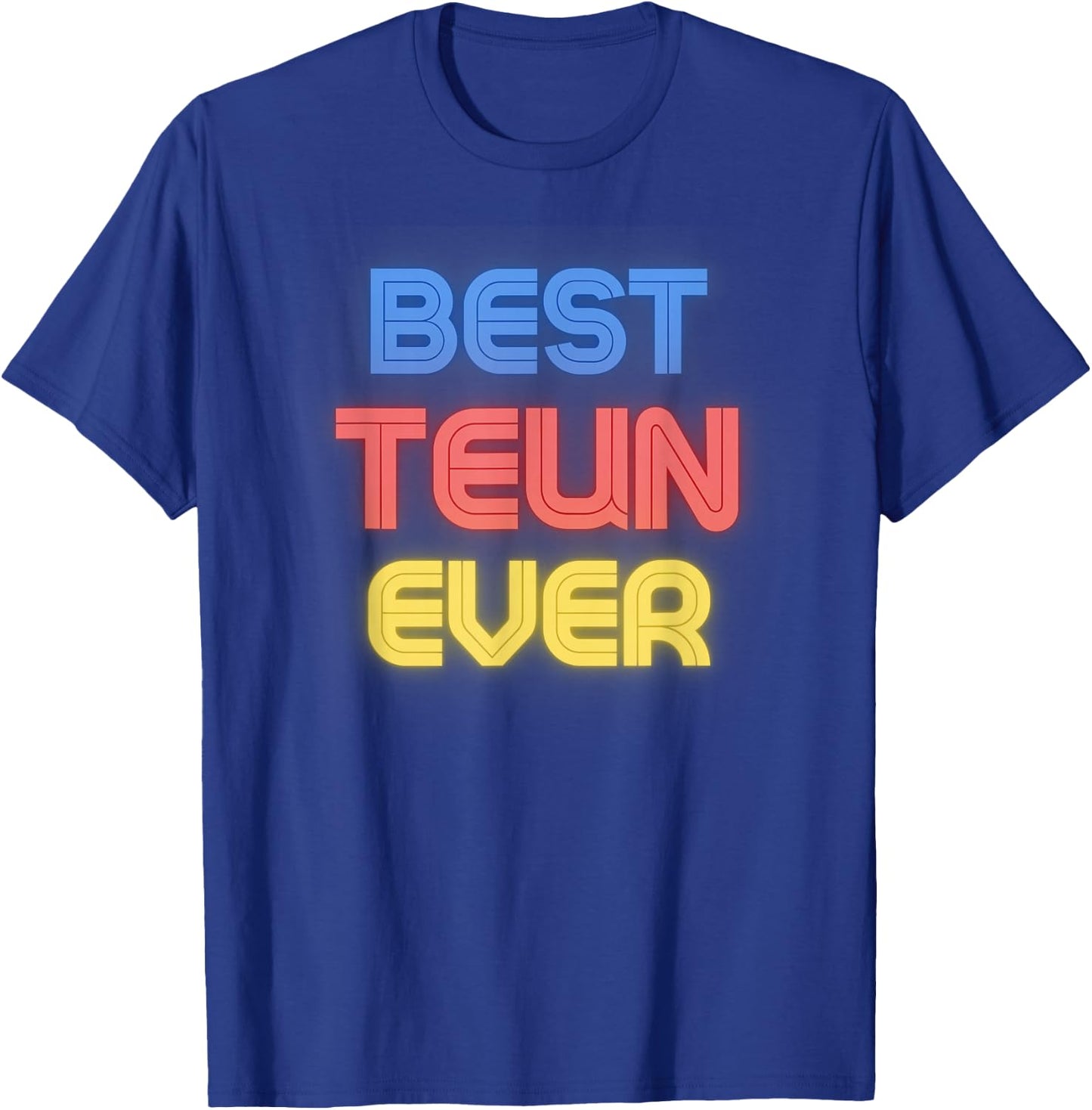 Best Teun Ever - Funny Teun Name Teun T-Shirt - T-Shirt | Royal