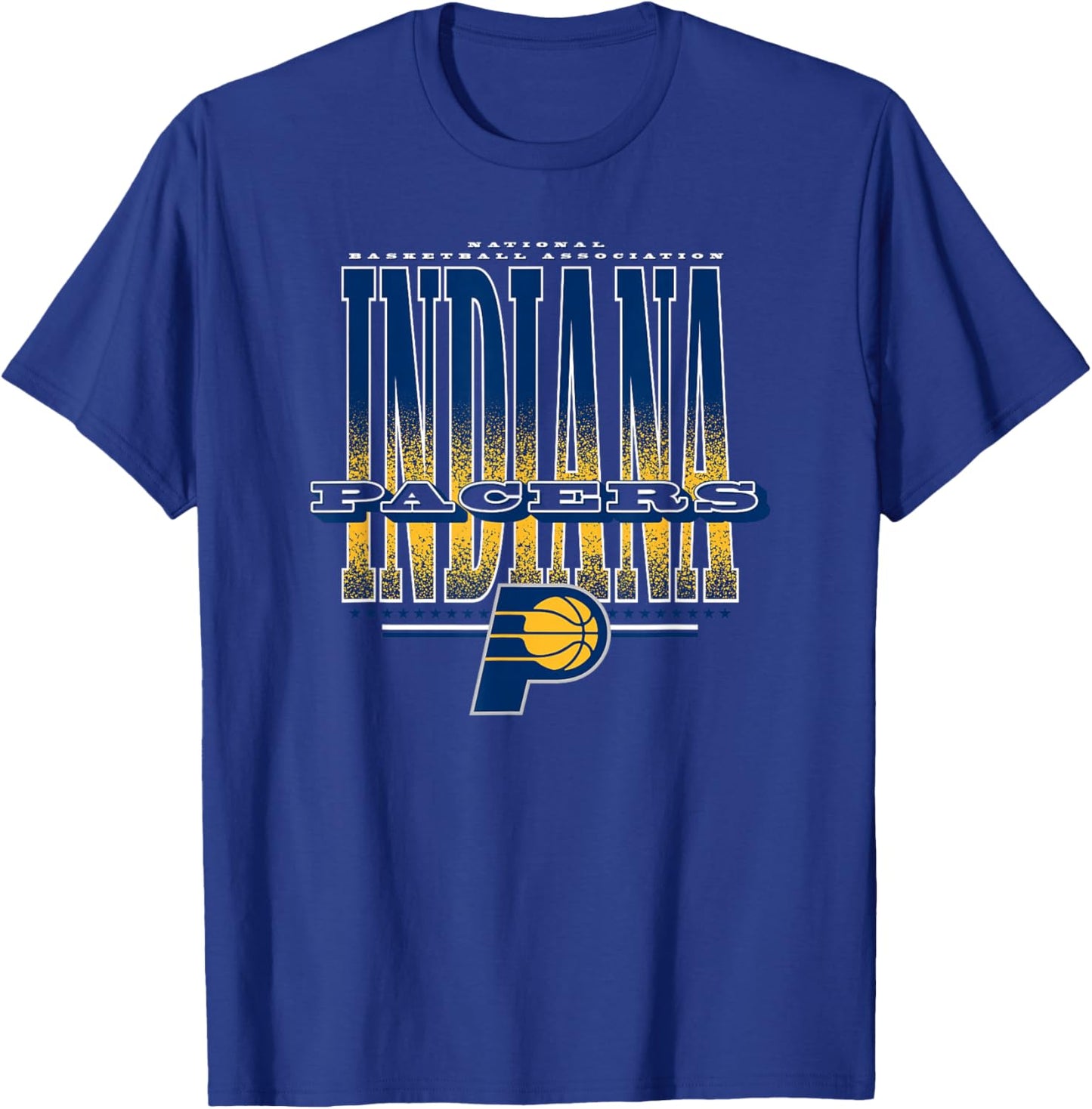 Indiana Pacers NBA Grey Stretchable Polyester , -Adults, Small T-Shirt - T-Shirt | Royal