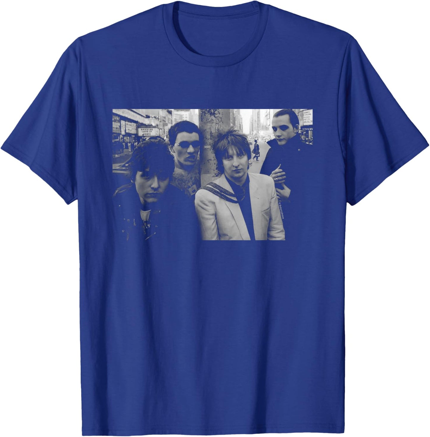 The Damned New York 1979 Photo Shoot By Allan Ballard T-Shirt - T-Shirt | Royal
