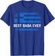 Best Baba Ever Retro Greece Flag Fathers Day Greek Dad T-Shirt - T-Shirt | Royal