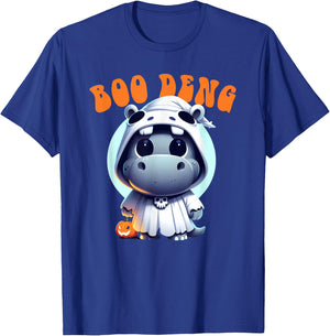 Cute BOO DENG My Moo Thang Baby Hippo Kids Halloween Costume T-Shirt - T-Shirt | Royal