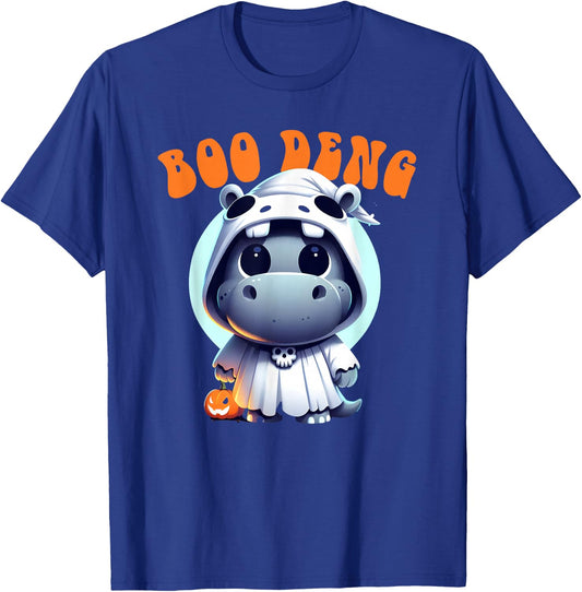 Cute BOO DENG My Moo Thang Baby Hippo Kids Halloween Costume T-Shirt - T-Shirt | Royal