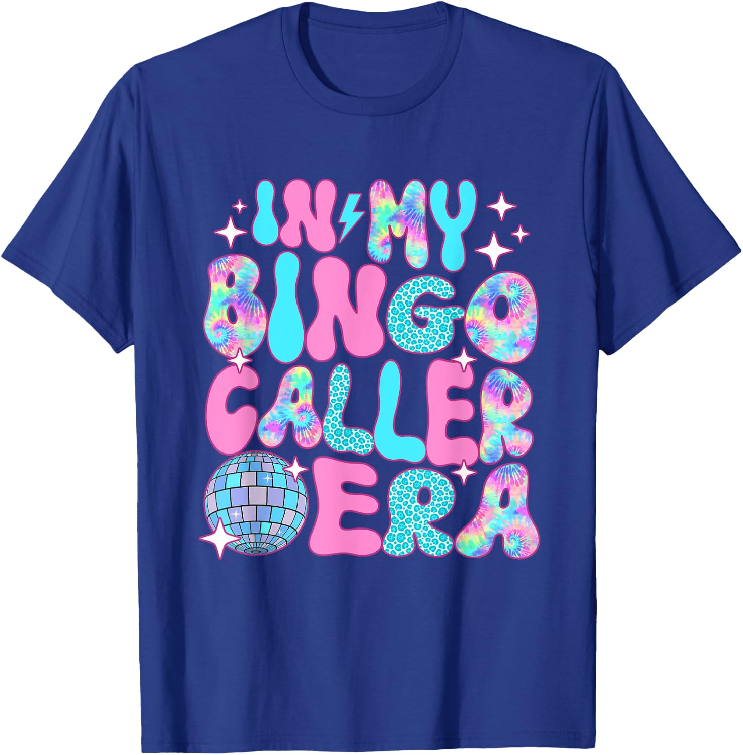 Disco In My Bingo Caller Era T-Shirt - T-Shirt | Royal