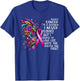 Support Fighter Warrior Pink Vibes Gifts Women Butterfly Breast Cancer Awareness Pink Ribbon Cancer Journey T-Shirt - T-Shirt | Royal