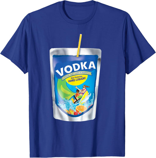 Funny Vodka Adult Juice Box Pack Party T-Shirt - T-Shirt | Royal