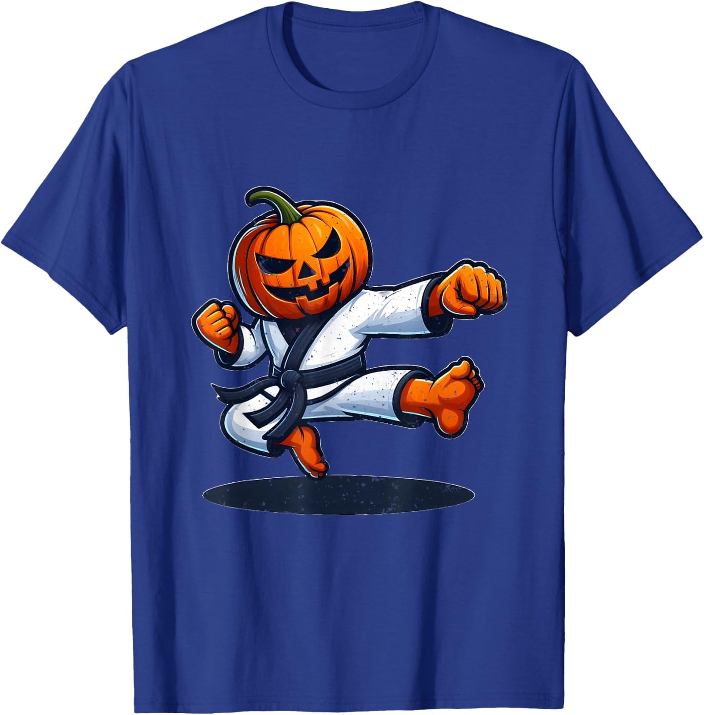 Karate Halloween Pumpkin T-Shirt - T-Shirt | Royal