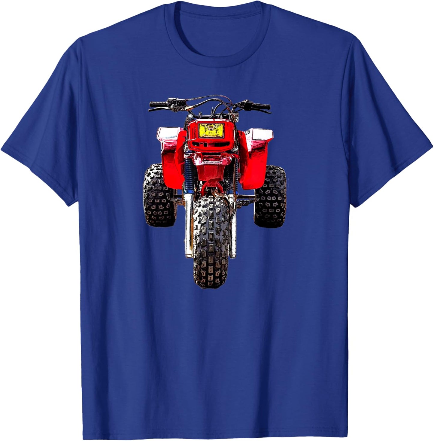 250 R 3 Wheeler, All Terrain Vehicle 1985 Vintage Retro Three Wheeler ATV ATC 250R , Small, Black T-Shirt - T-Shirt | Royal