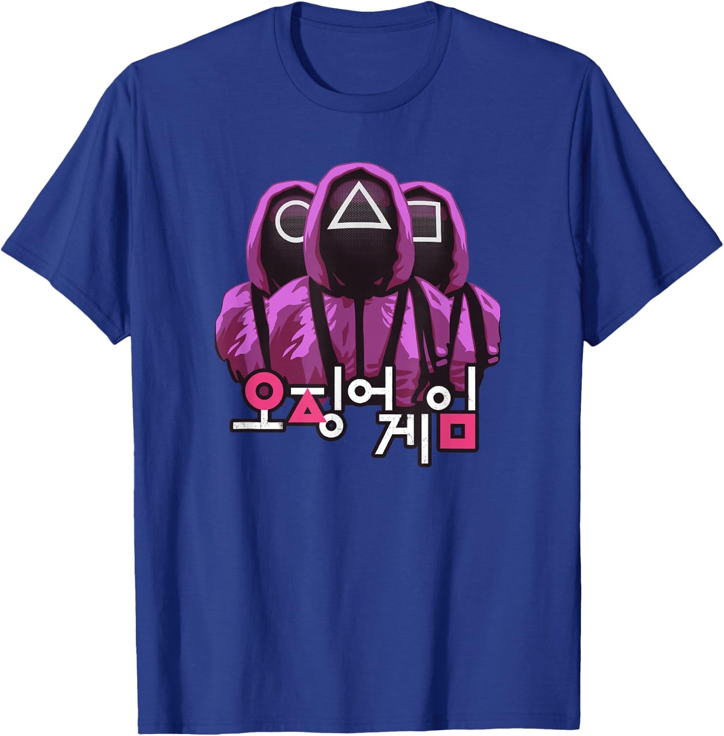 Squid Game Three Masked Guards T-Shirt - T-Shirt | Royal