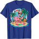 Aloha Preschool Flamingo Hawaii Back to School Kids Girl T-Shirt - T-Shirt | Royal