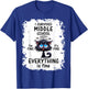 Funny I Survived Middle School Grad 2025 2026 T-Shirt - T-Shirt | Royal