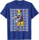 Floss Like A Boss Youth Shirt - Gold Purple Football T-Shirt - T-Shirt | Royal